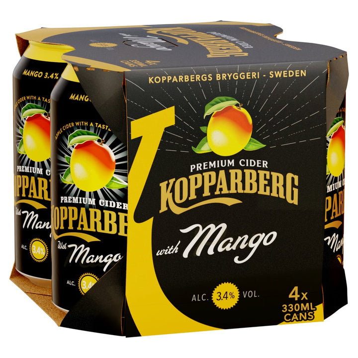 KOPPARBERG CAN MANGO 4PK (6X4X330ML) 3.4%