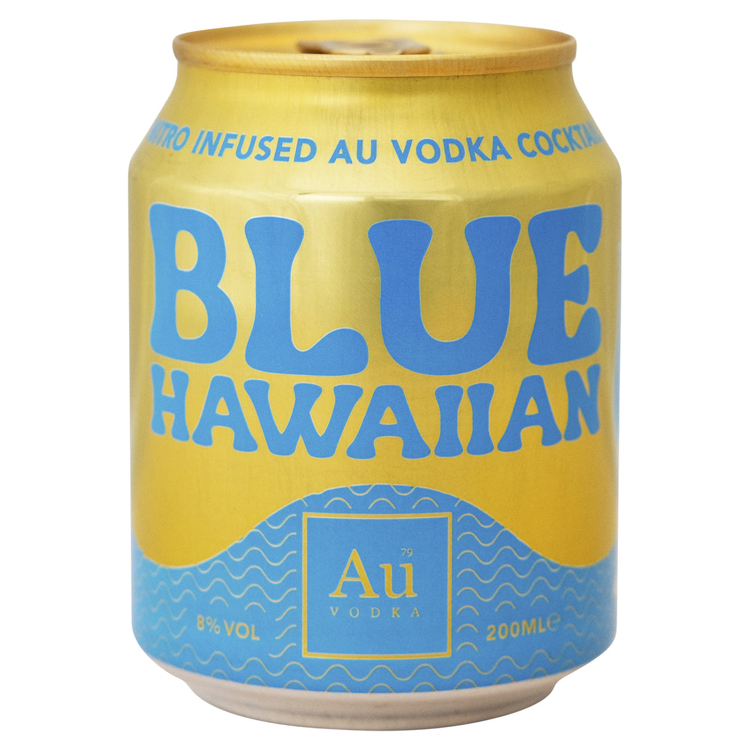 AU VODKA BLUE HAWAIIAN COCKTAIL 12 X 200ML