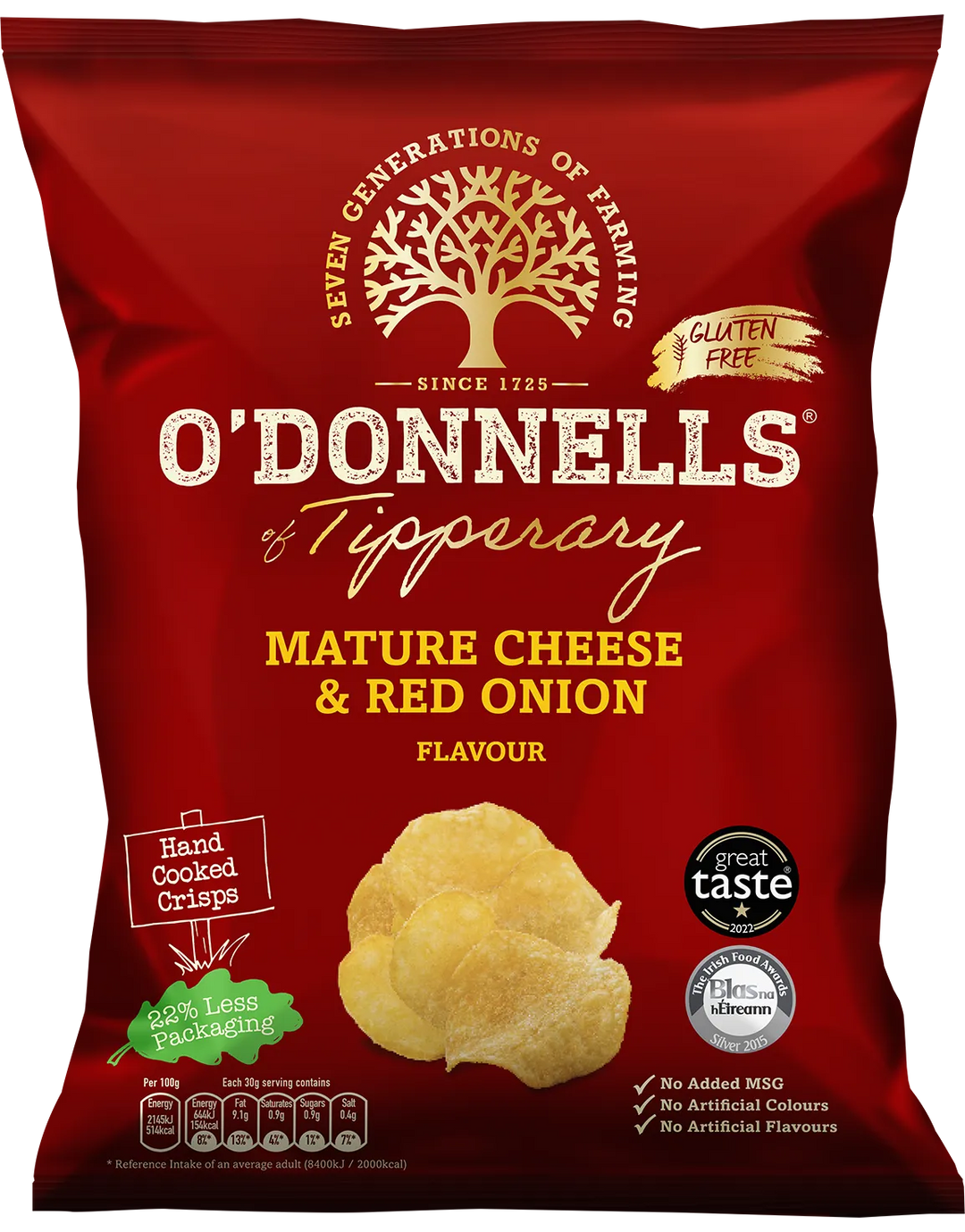O'DONNELLS CHESSE & ONION (32X44G)