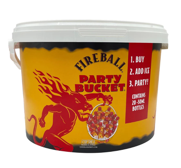 FIREBALL PARTY BUCKET (6 X 20 X 5CL) | FIREBALL – Drinks Inc.