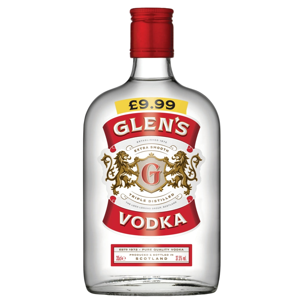 GLENS VODKA PM £9.99 350ML