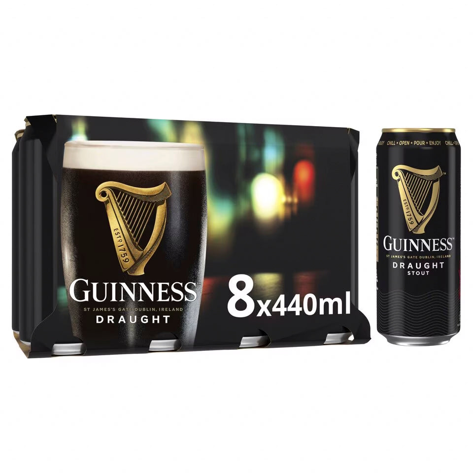 GUINNESS DRAUGHT CANS 8PK 440ML | GUINNESS – Drinks Inc.