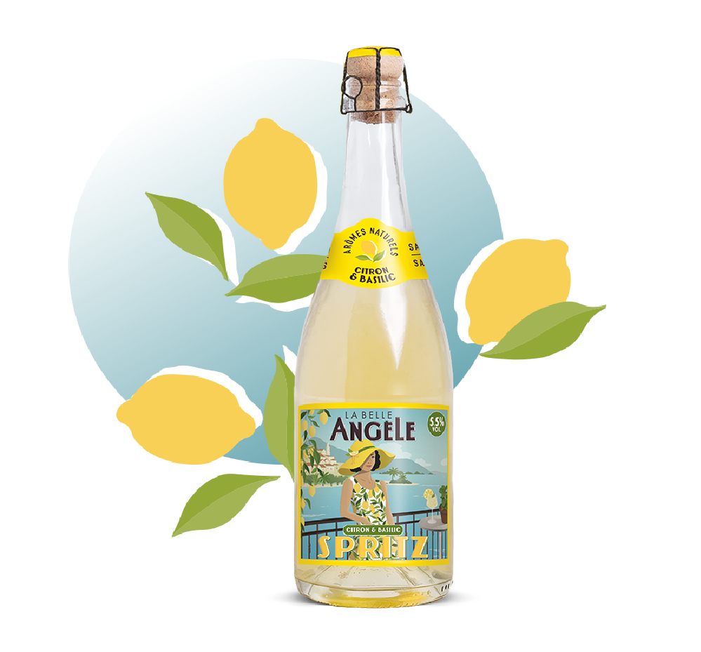 LA BELLE ANGELE SPRITZ LEMON BASIL (6X750ML) 5.5%