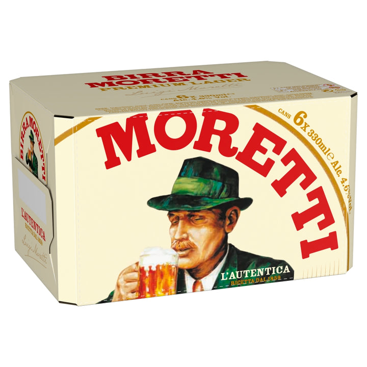BIRRA MORETTI CANS 6PK