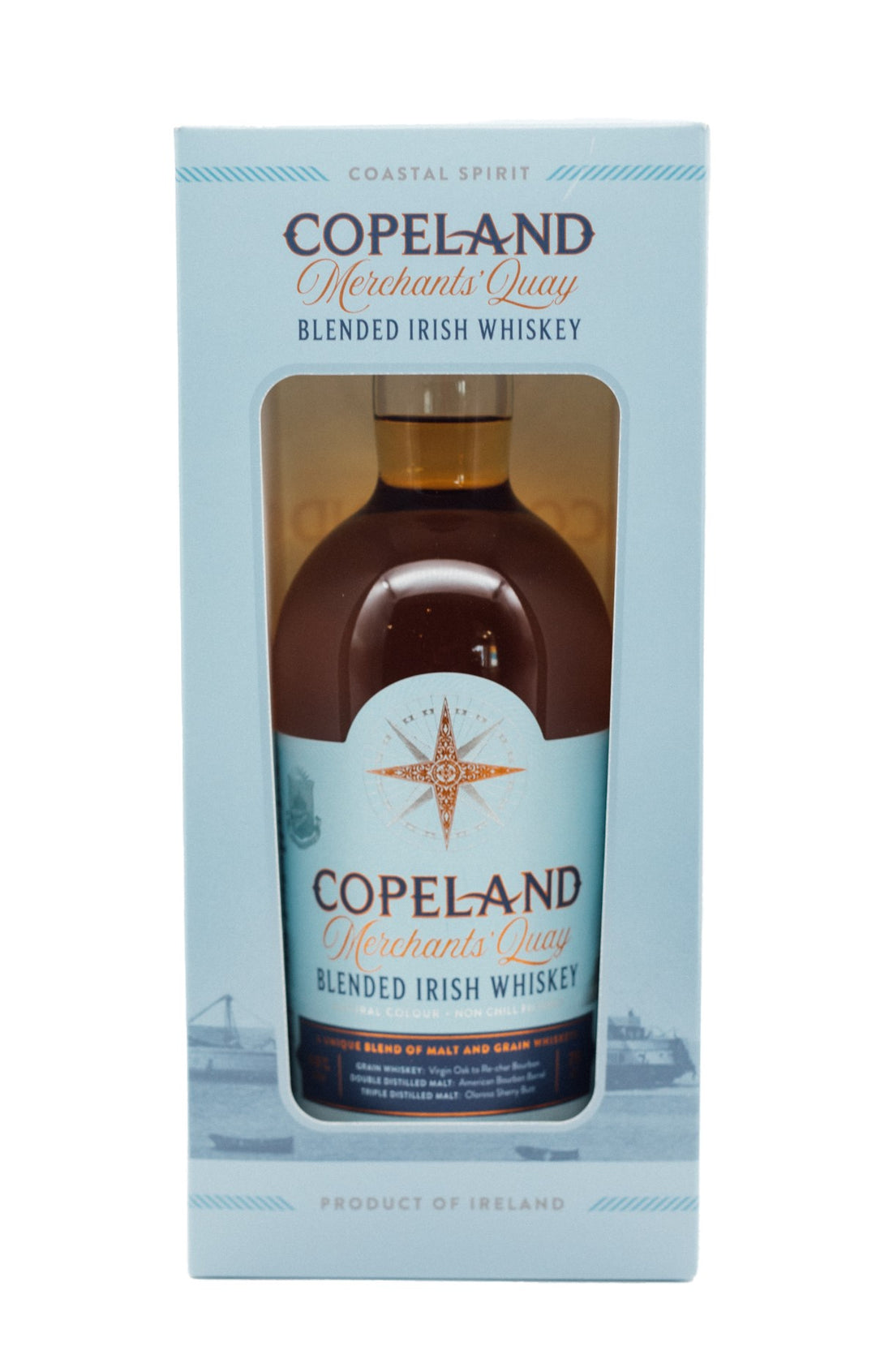 COPELAND BLENDED IRISH WHISKEY GIFT BOX (SINGLE UNIT) 700ML 40%