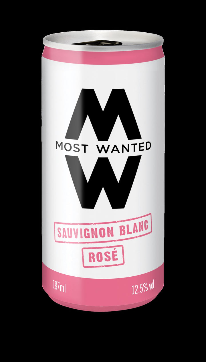 MOST WANTED 1/4 SAUV BLANC ROSE CANS