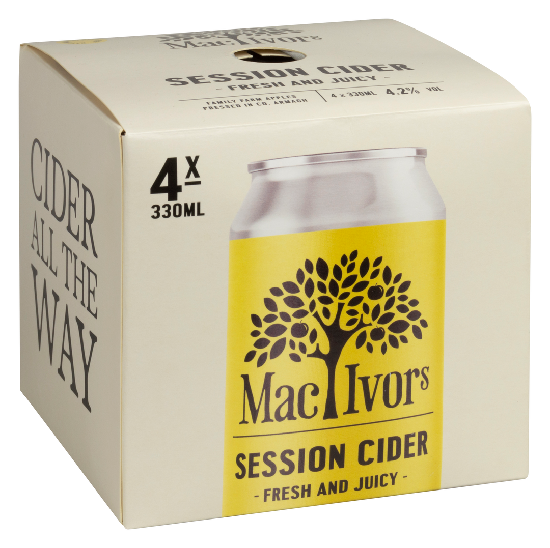 MAC IVORS SESSION CIDER CANS (6x4x330ml)