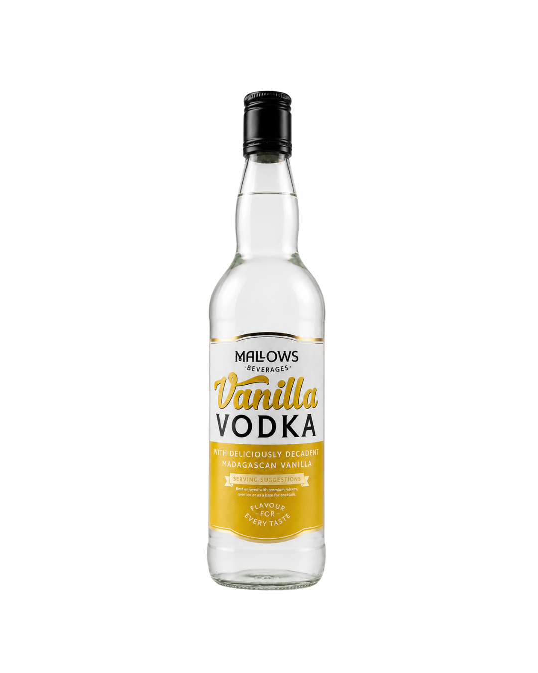 MALLOWS VANILLA VODKA 700ML (SINGLE UNIT)37.5%