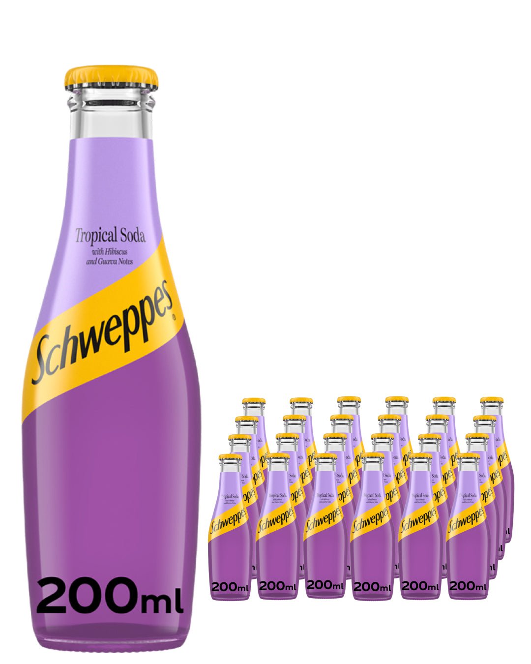 SCHWEPPES 200 TROPICAL SODA (24X200ML)