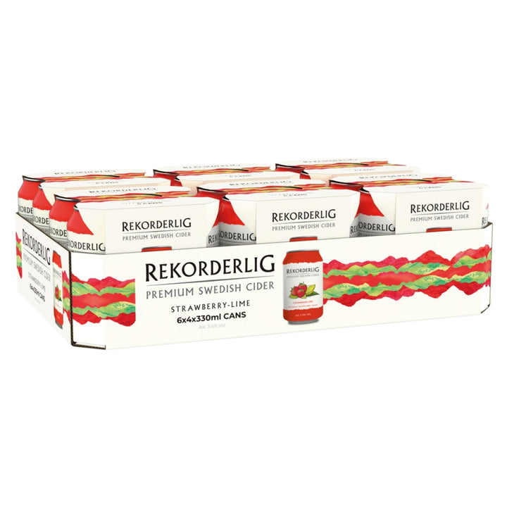 REKORDERLIG STRAWBERRY & LIME CAN