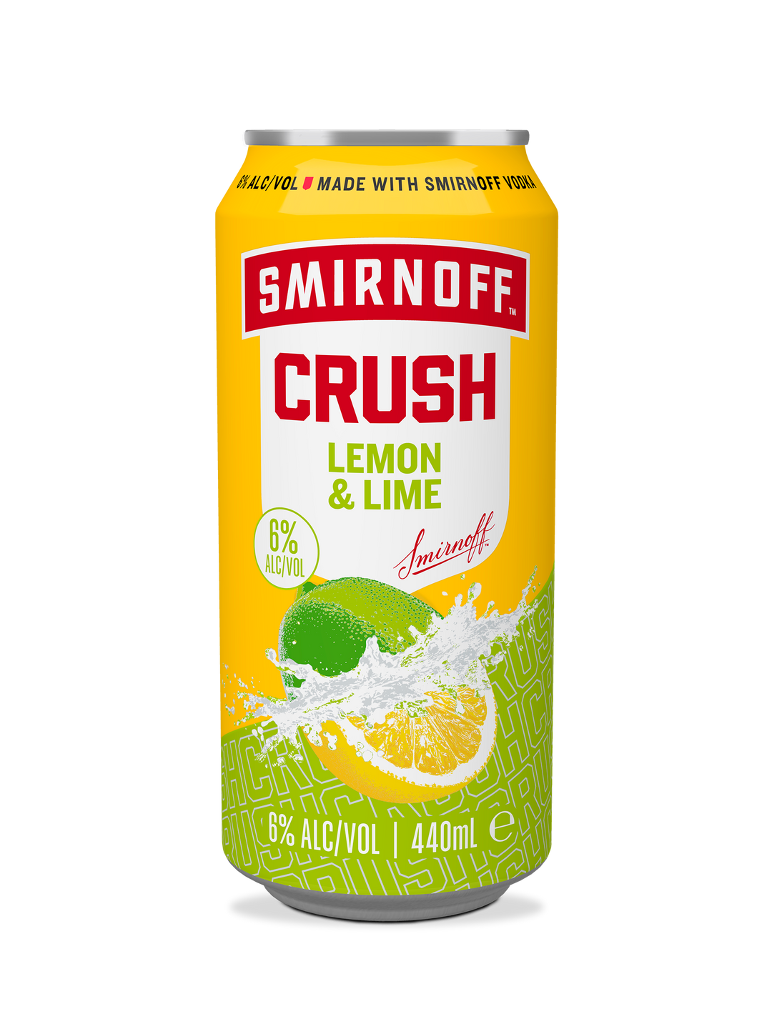 SMIRNOFF CRUSH LEMON & LIME RTD