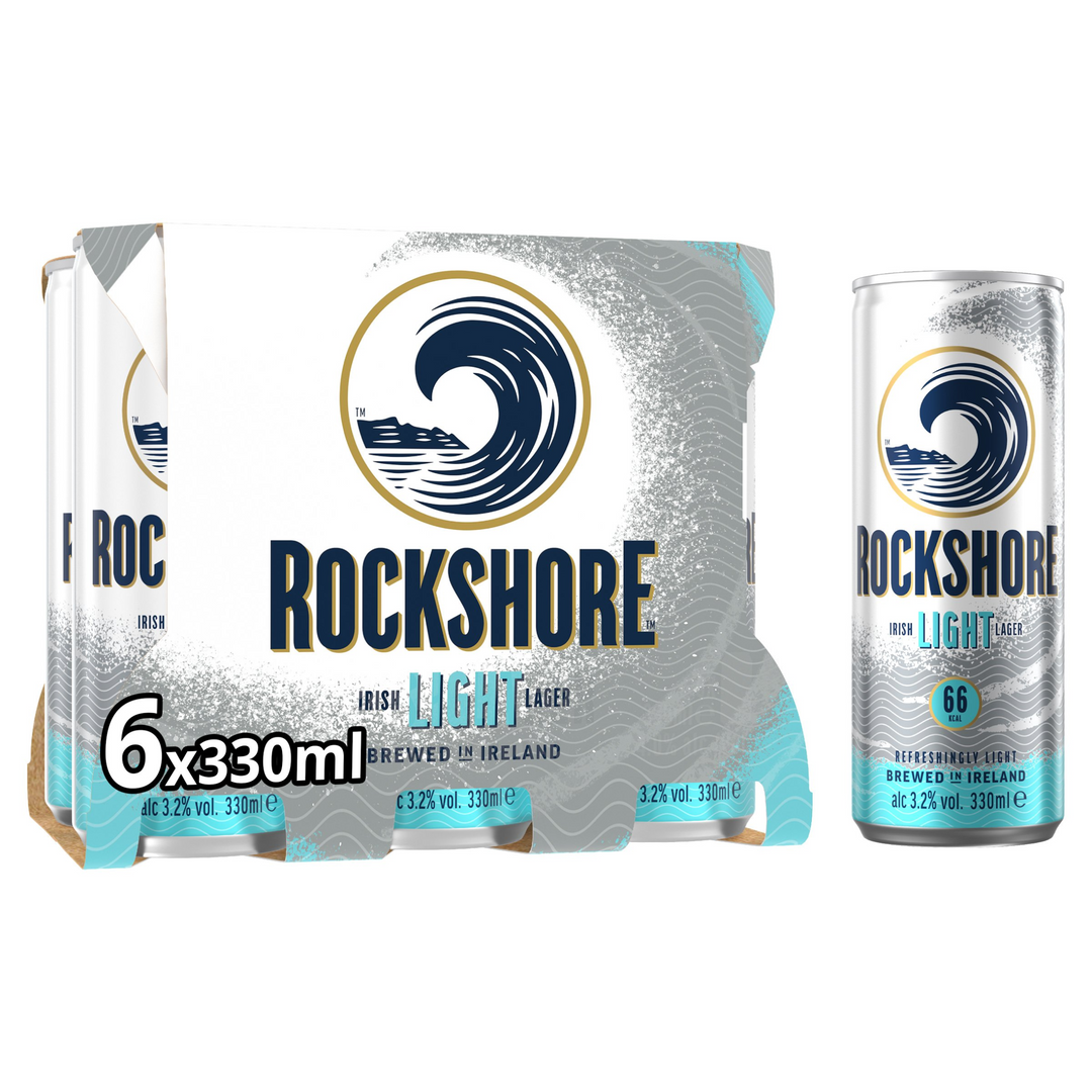 ROCKSHORE LIGHT 6PK CANS  (4X6X330ML)