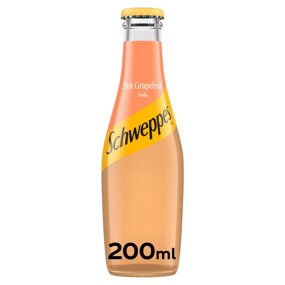 SCHWEPPES 200 PINK GRAPEFRUIT SODA