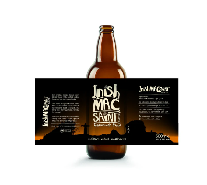 INISHMACSAINT BLONDE BEER (12X500ML) 4.5%