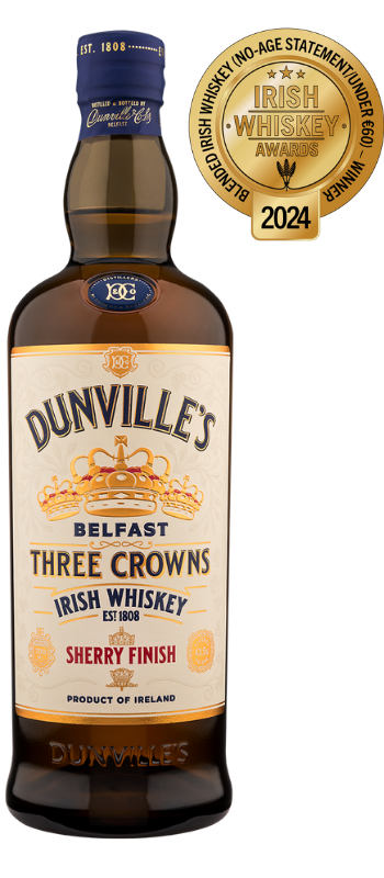 DUNVILLES THREE CROWNS SHERRY 700ML (SINGLE UNIT) 43.5%