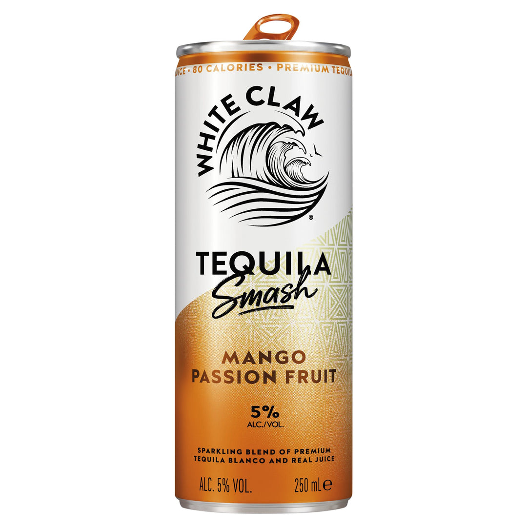 WHITE CLAW TEQUILA SMASH MANGO & PASSIONFRUIT