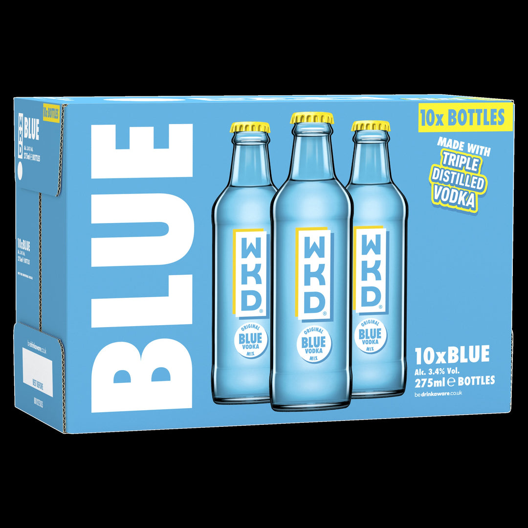 WKD BLUE 10PK BTLS (10X275ML) 3.4%
