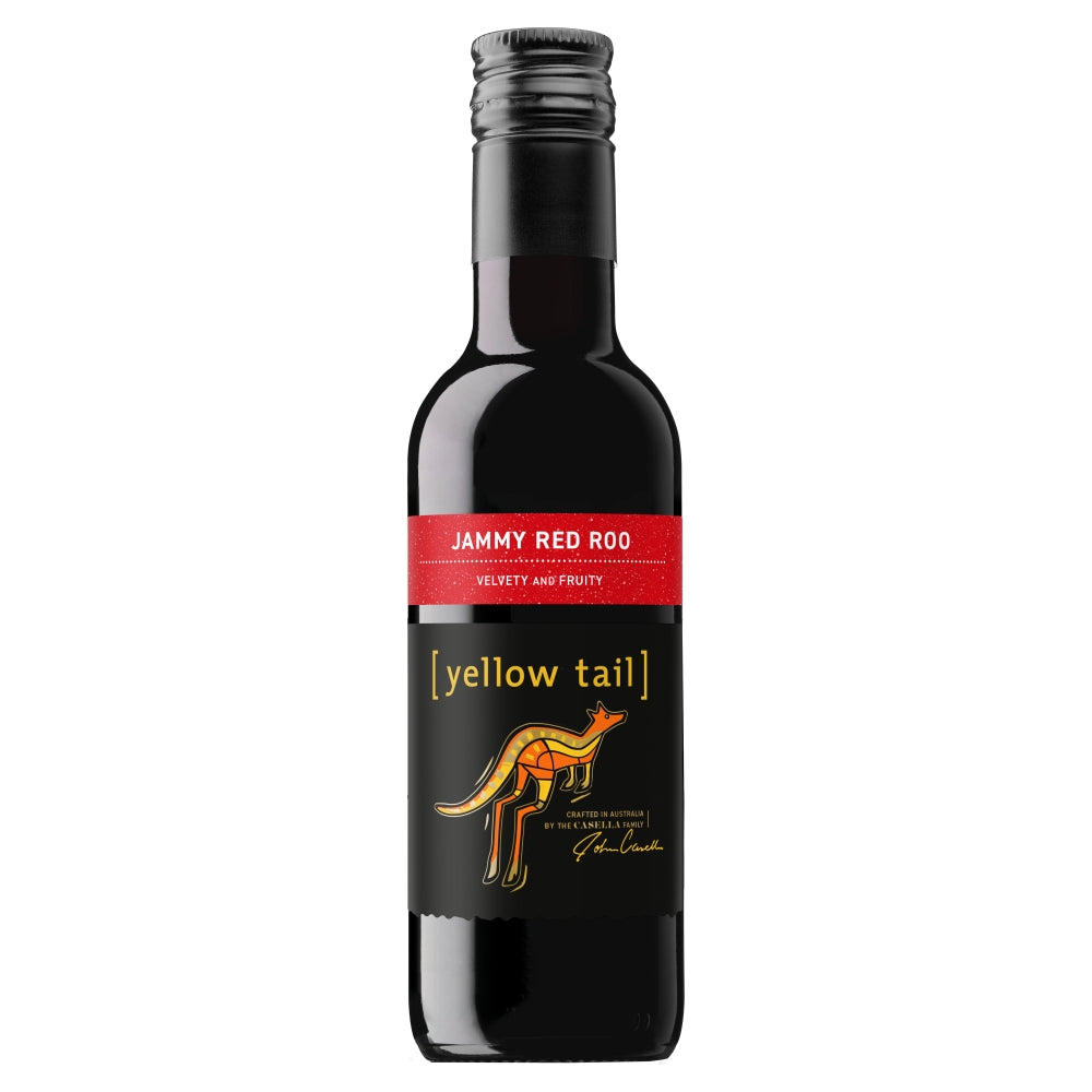 YELLOWTAIL JAMMY RED ROO (12X187ML) 12%
