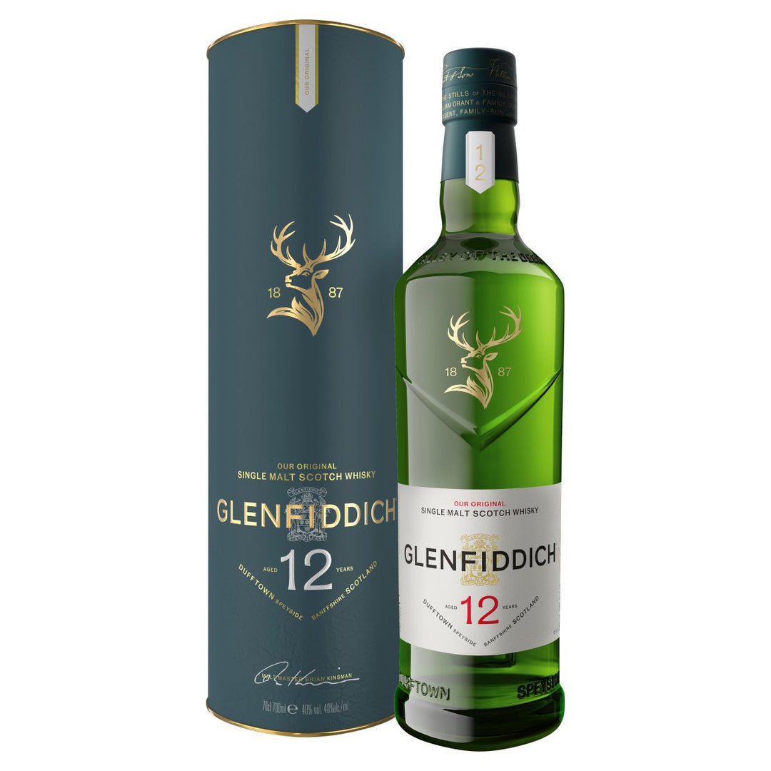 GLENFIDDICH 12 YR OLD SCOTCH WHISKY 700ML