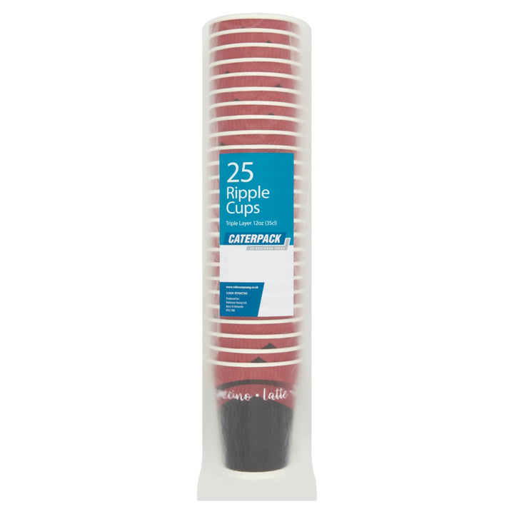 CATERPACK RIPPLE CUPS 12 OZ