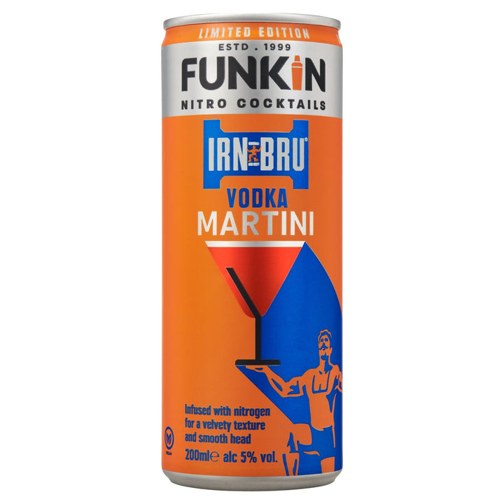 FUNKIN NITRO COCKTAILS IRN BRU VODKA MARTINI