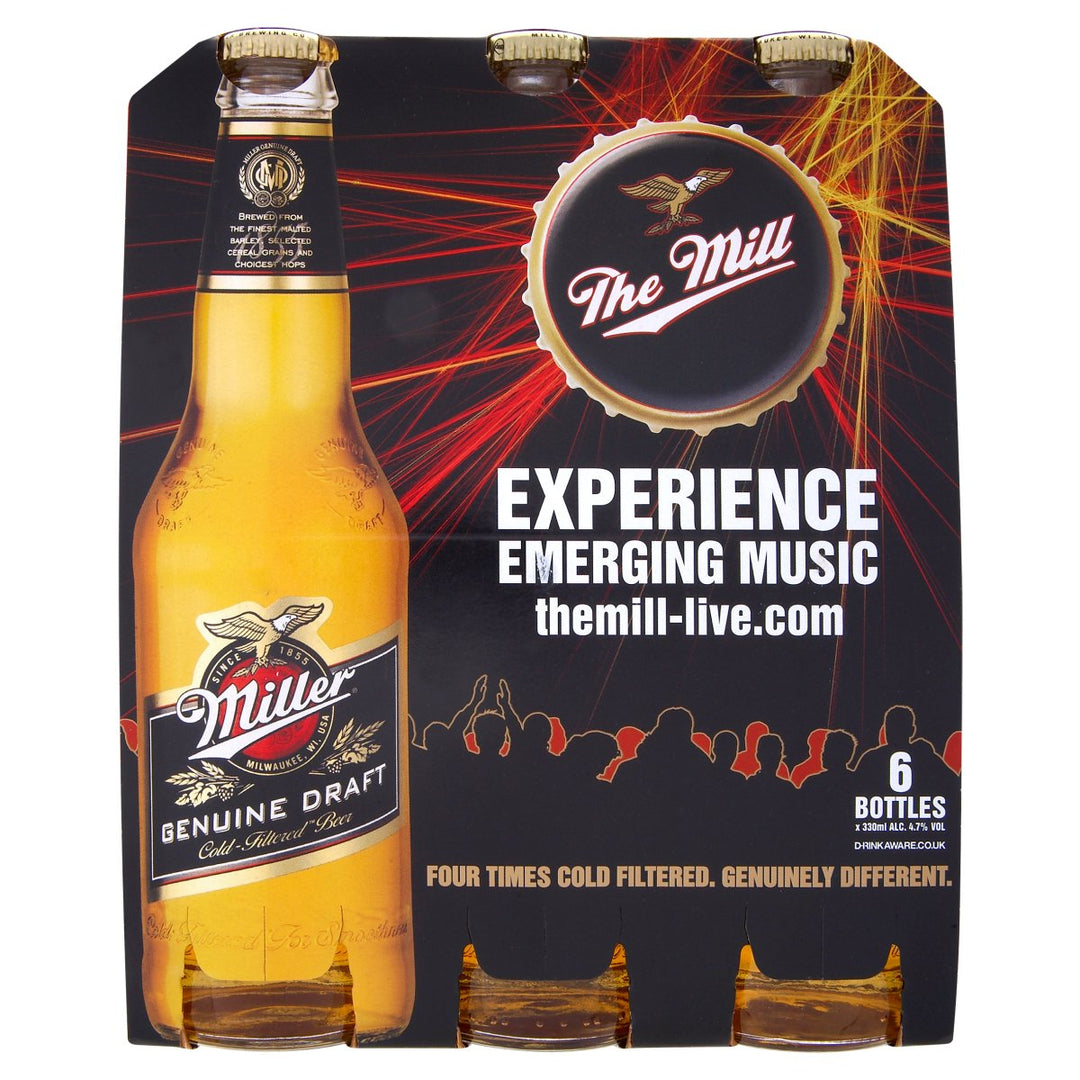 MILLER DRAFT 6PK 330ML