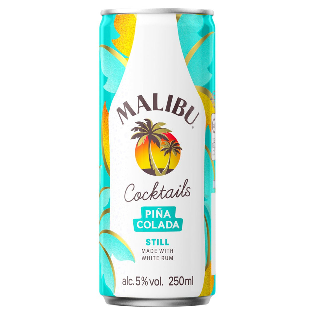 MALIBU PINA COLADA CANS RTD (12X250ML) 5%