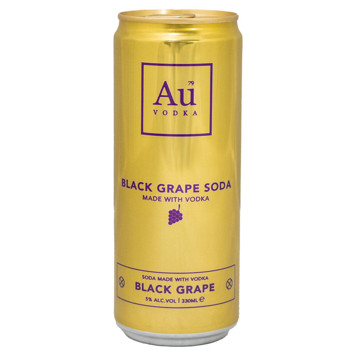 AU VODKA BLACK GRAPE CANS | AU VODKA – Drinks Inc.