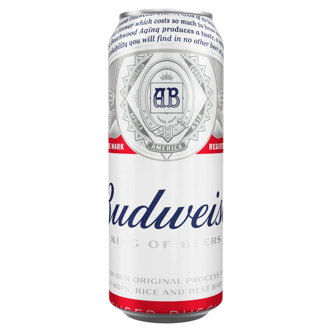 BUDWEISER 4X500ML CANS