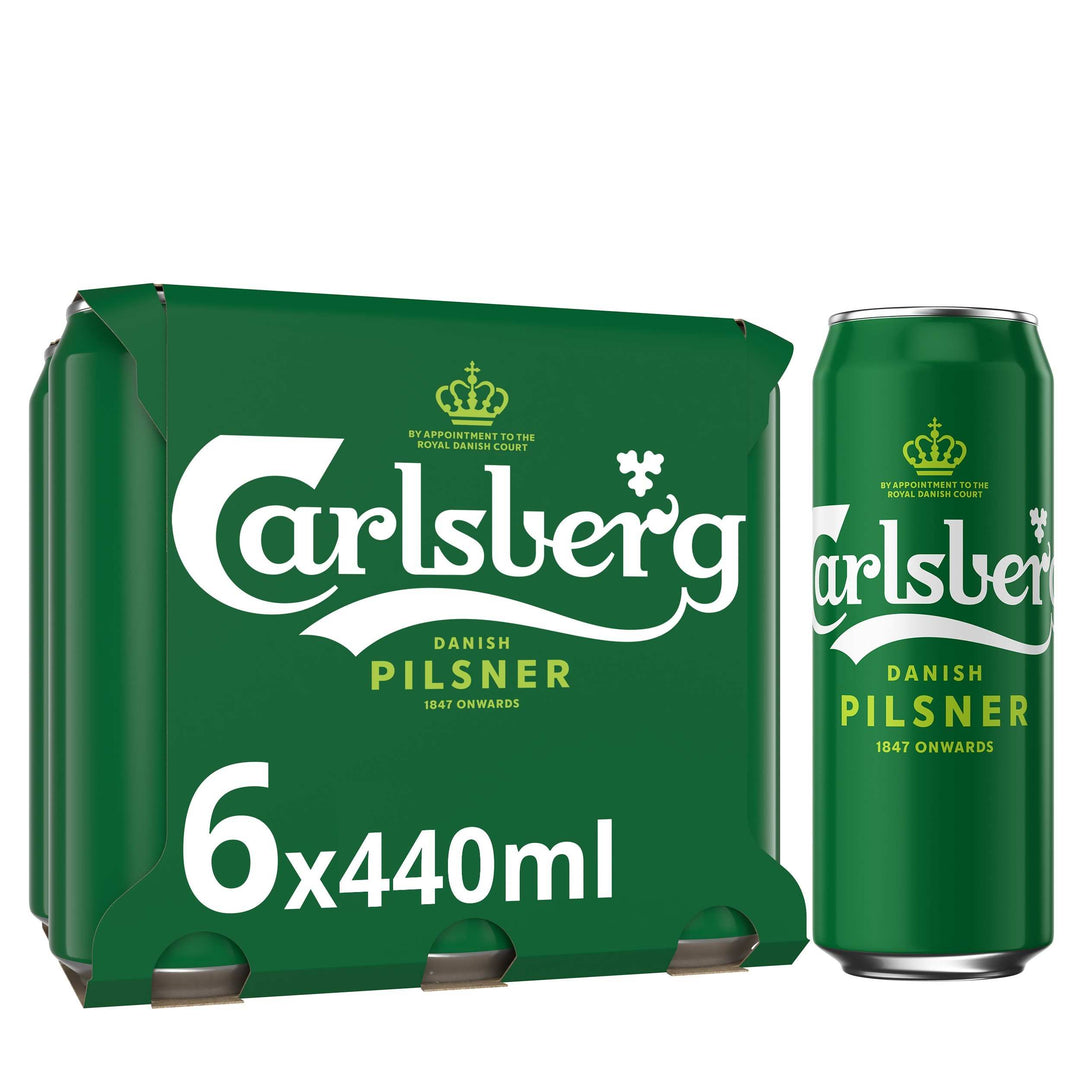 CARLSBERG CANS 6PK (4X6X440ML) 3.4%