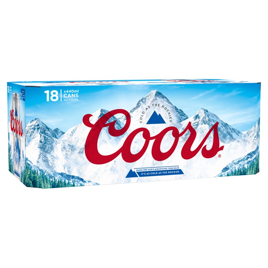 COORS 18PK CANS