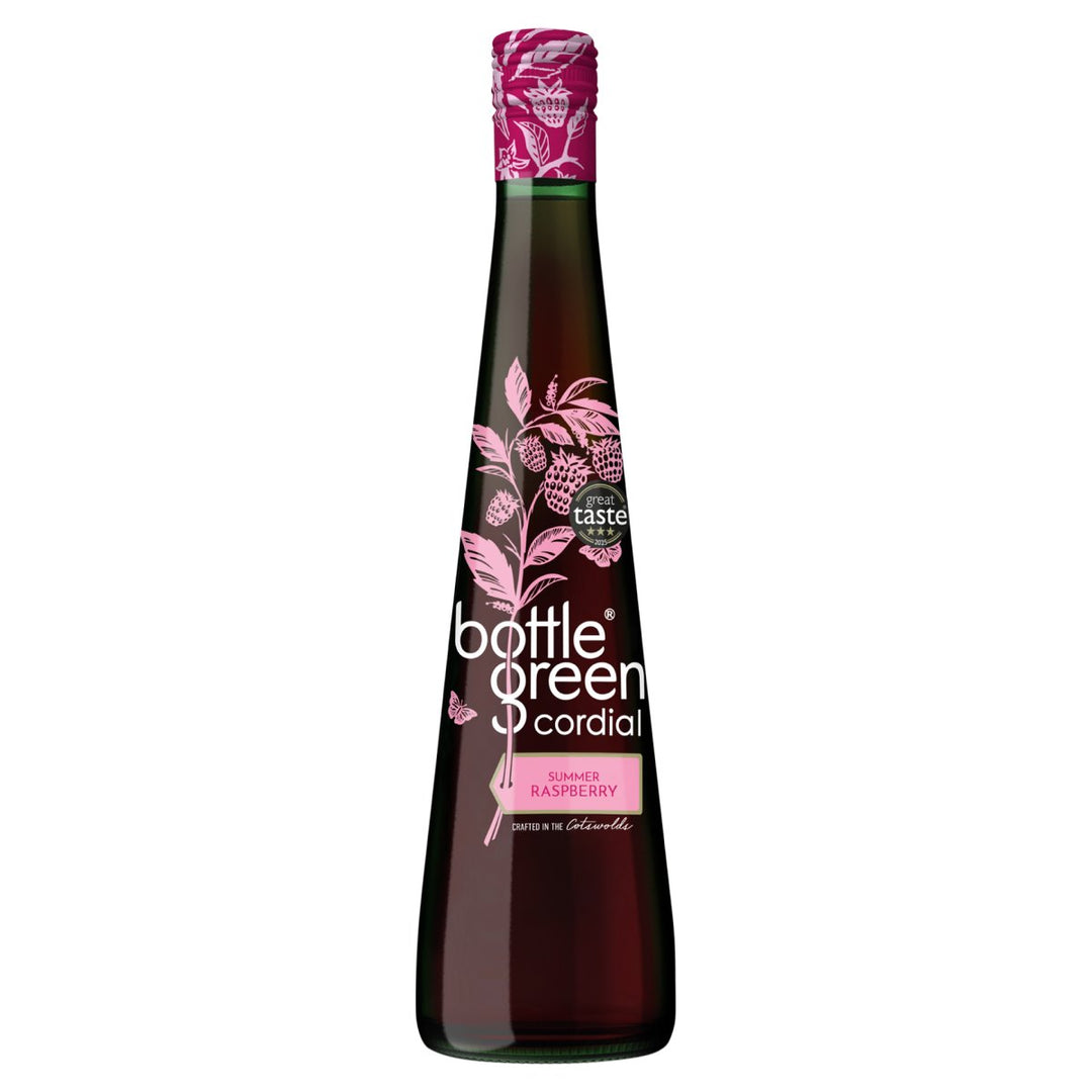BOTTLE GREEN SUMMER RASPBERRY CORDIAL
