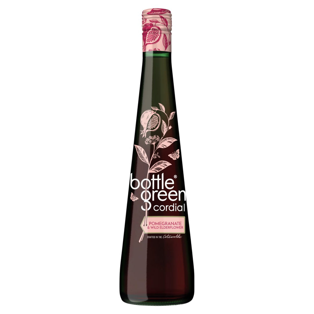 BOTTLE GREEN POMEGRANATE & ELDERFLOWER CORDIAL