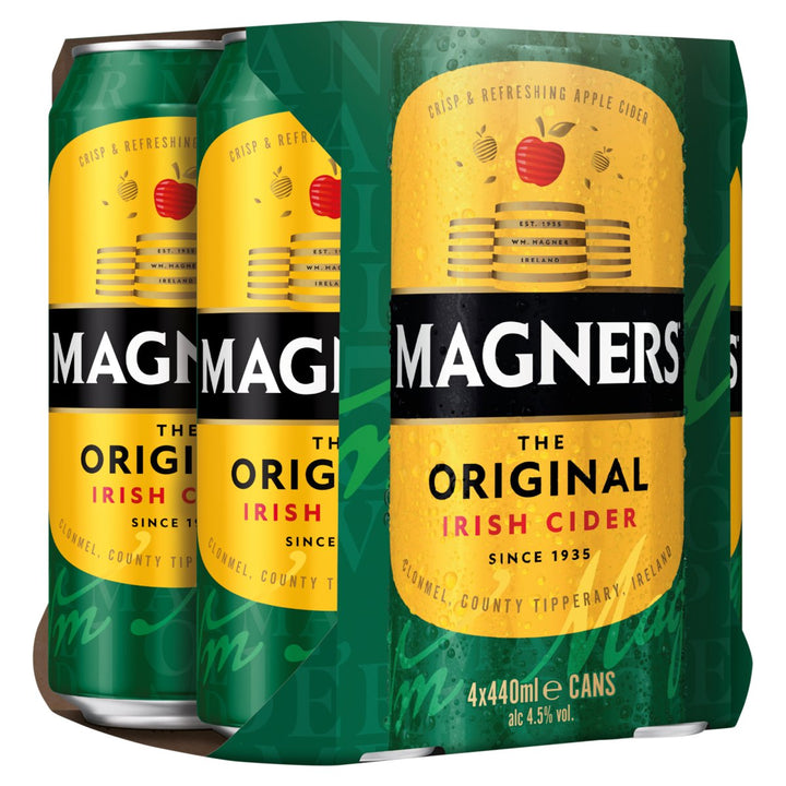 MAGNERS CIDER 4PK CANS 440ML