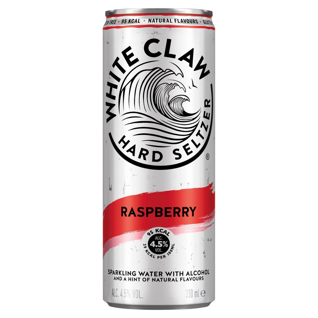 WHITE CLAW HARD SELTZER RASPBERRY