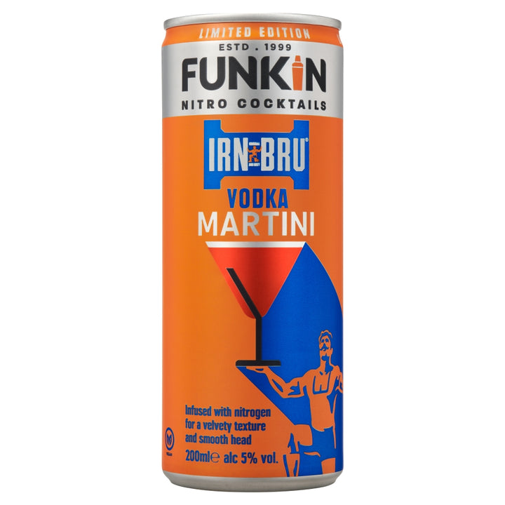 FUNKIN NITRO COCKTAILS IRN BRU VODKA MARTINI