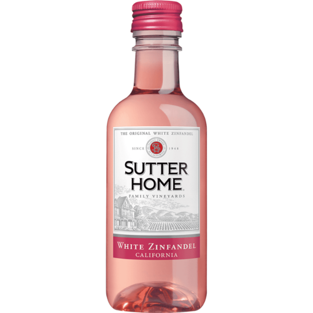 SUTTER HOME WHITE ZINFANDEL (24X187ML)