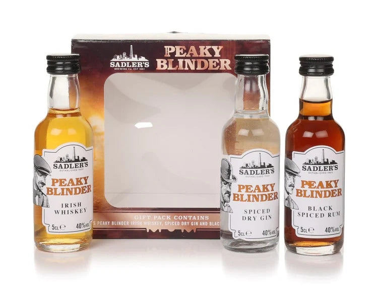 PEAKY BLINDER SPIRIT TASTERS 3 X 50ML (WHISKY,GIN,RUM)