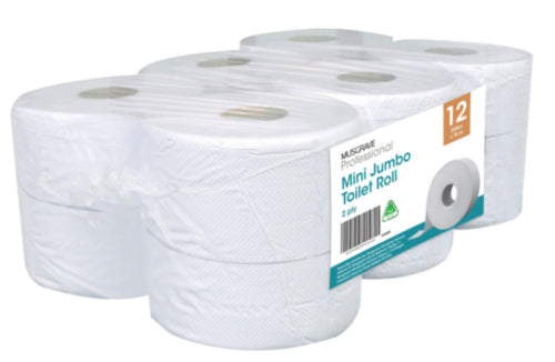 PROF  WHITE MINI JUMBO T ROLL  (1x12)